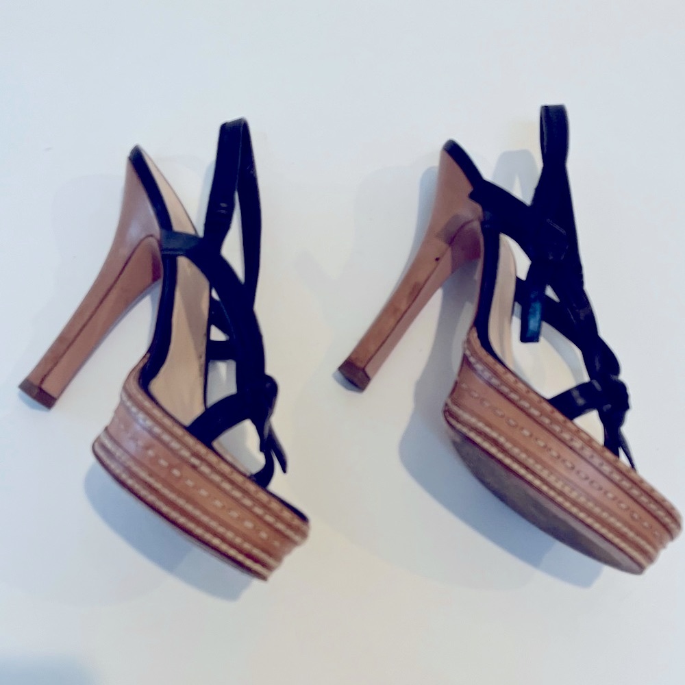 Prada platform sandals size 37.5